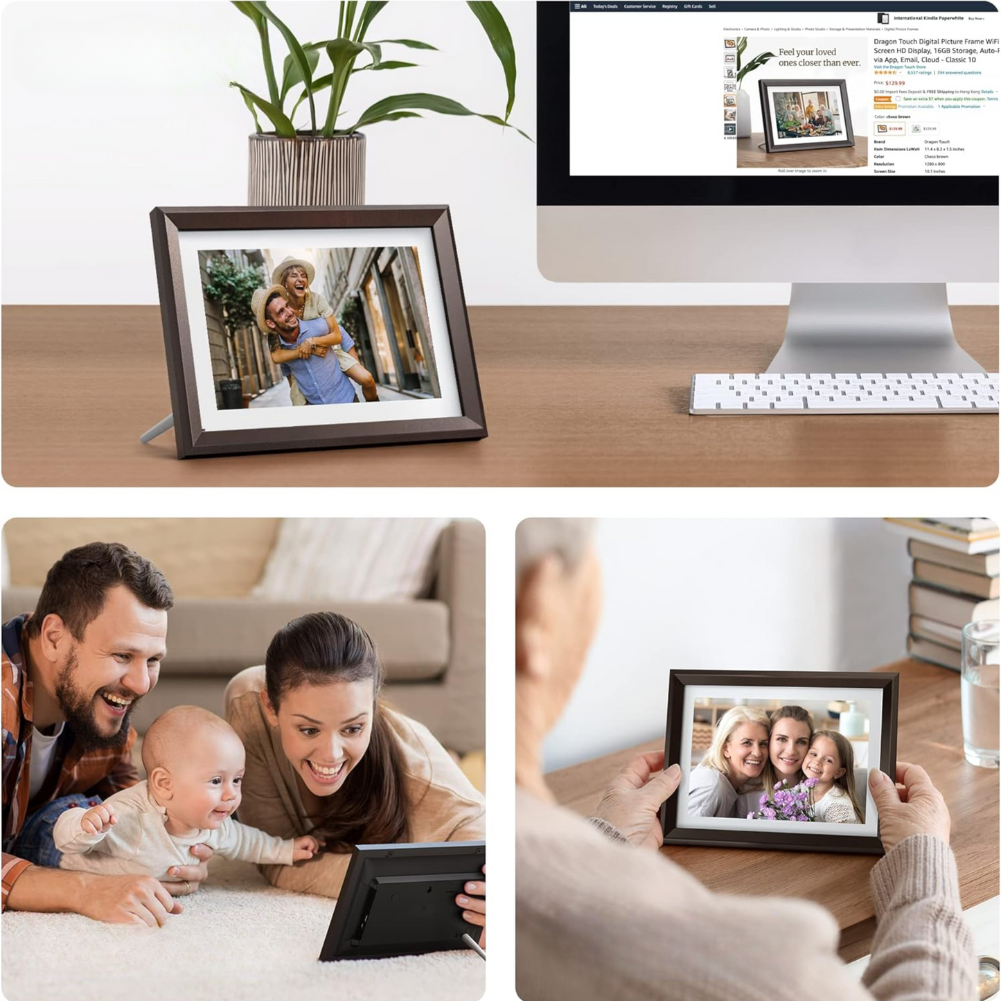 SnapView™ — digital photo frame